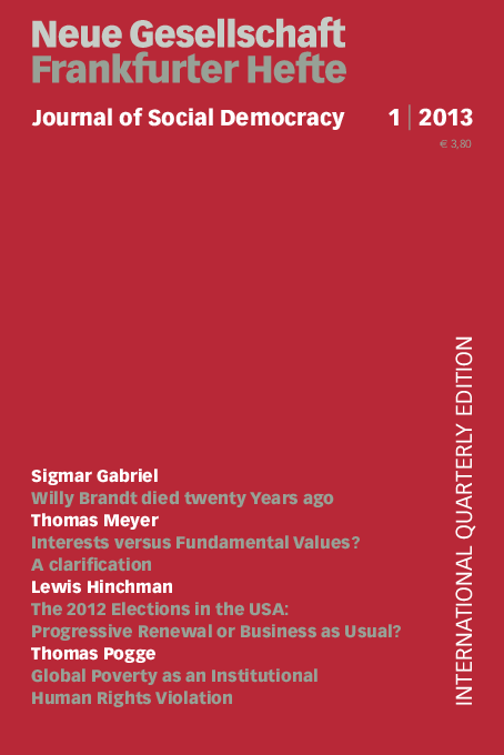 NG|FH International Quarterly 1/2013 NG|FH International Quarterly 1/2013